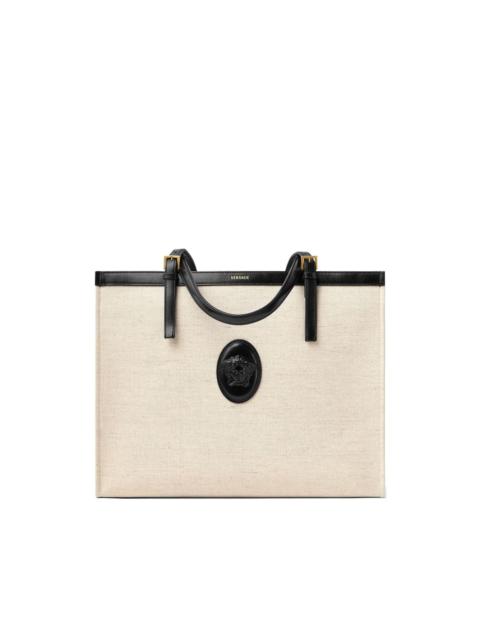 VERSACE Rivière large canvas tote