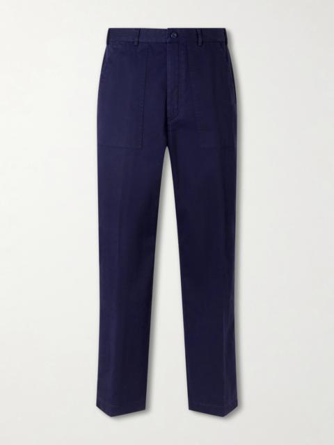 Ralph Lauren Straight-Leg Cotton-Blend Twill Trousers
