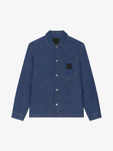 BOXY FIT SHIRT IN DENIM