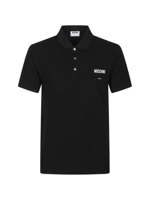 Moschino logo-print polo shirt