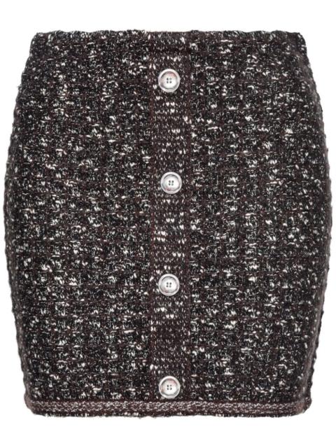PINKO Vinacciolo knitted mini skirt