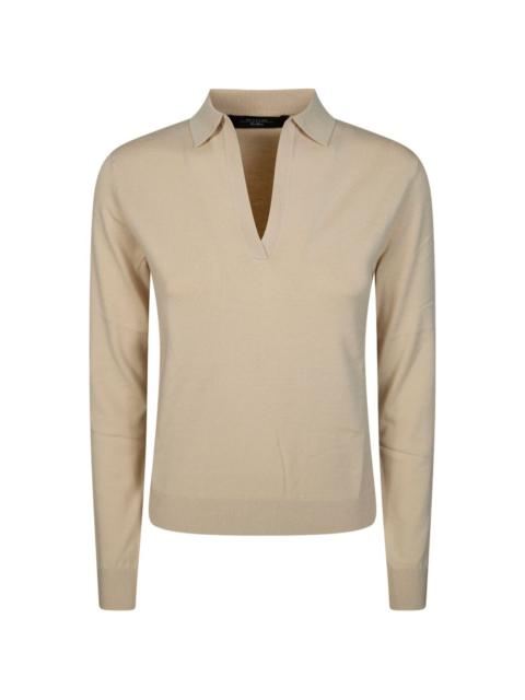 WEEKEND Max Mara polo V-neck top