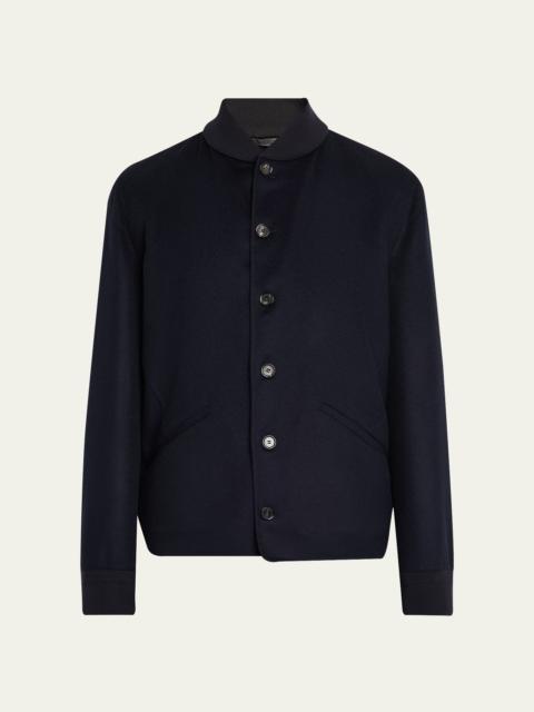 Loro Piana Men's Rik Water-Repellent Cashmere Blouson