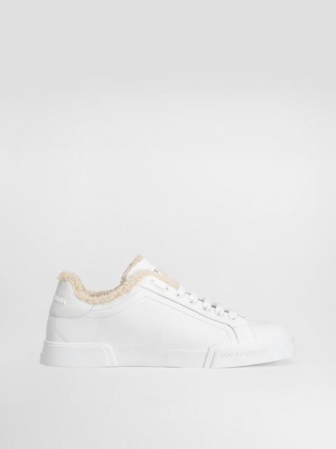 Dolce & Gabbana Portofino light calfskin sneakers