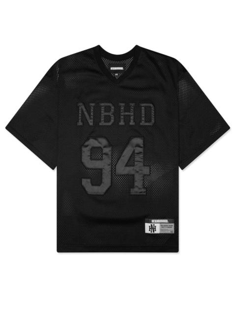 NEIGHBORHOOD MESH HOCKEY S/S JERSEY - BLACK