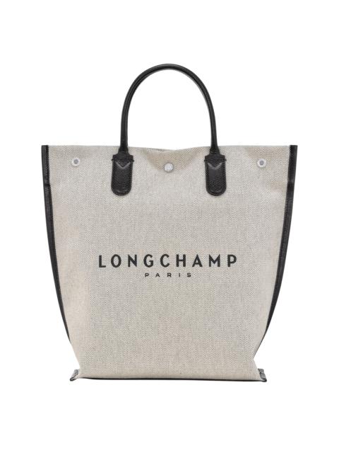 Longchamp Essential M Tote bag Ecru - Canvas