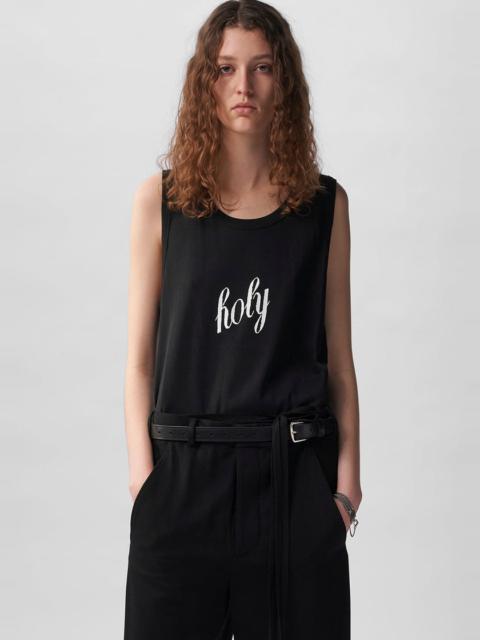 Ann Demeulemeester Seva Rib Tank Top