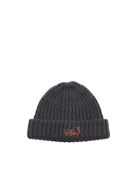 Paly hand knit beanie