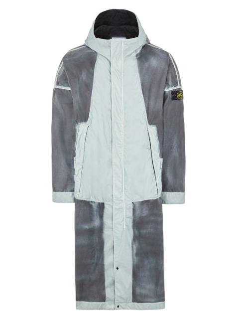 Stone Island 708T1 HAND SPRAYED MUSSOLA GOMMATA-TC SKY BLUE