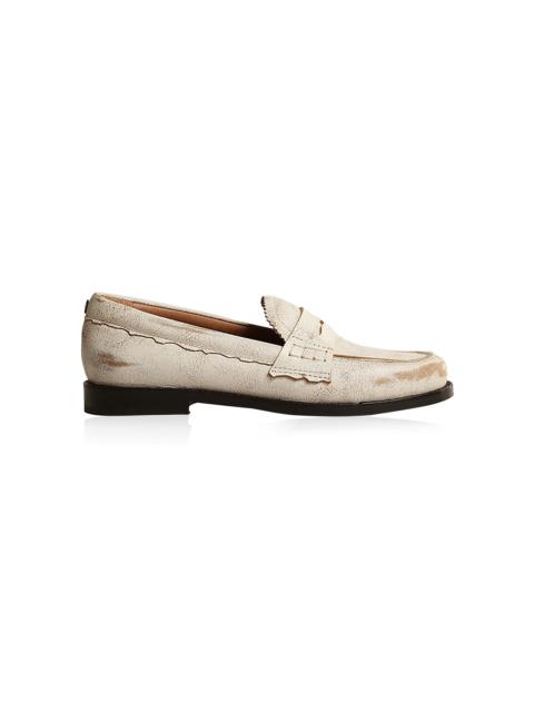 Golden Goose Jerry Leather Slippers white