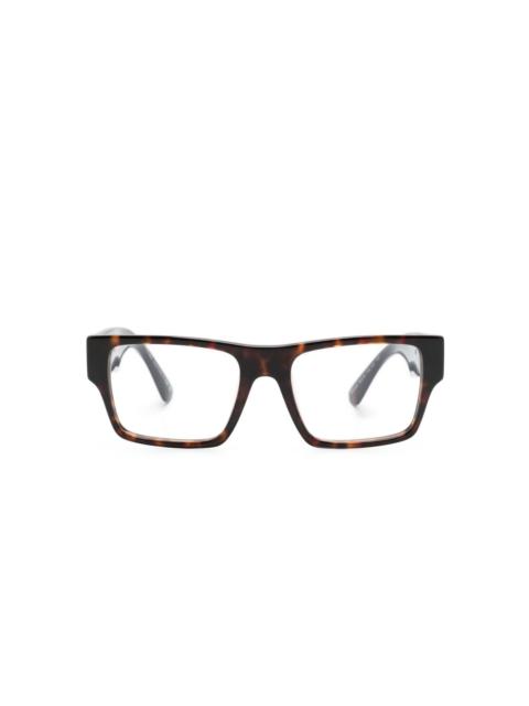 rectangle-frame glasses