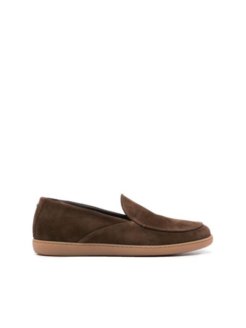 Canali slip-on suede loafers