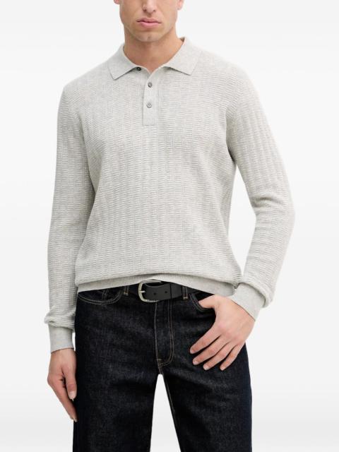 Barbour Smeaton buttoned knitted polo shirt