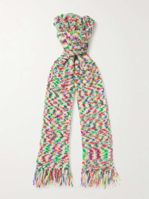 + JW Anderson Fringed Knitted Scarf