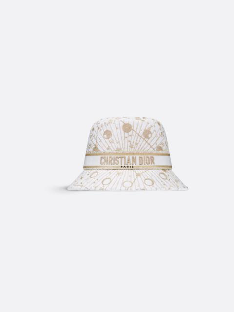 Dior D-Bobby Dior Astral Small-Brim Bucket Hat