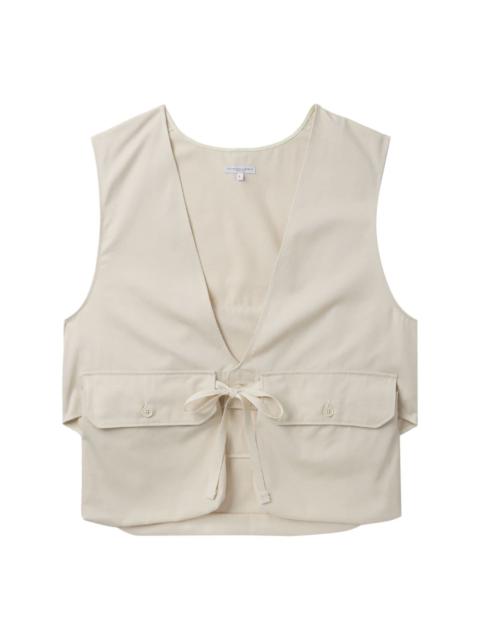 V-neck cotton vest