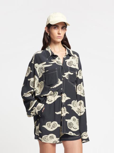 Nanushka Printed Crepe Shirt