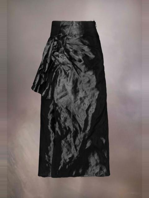 Metal silk skirt