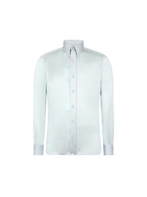 SILK CHARMEUSE SLIM FIT SHIRT