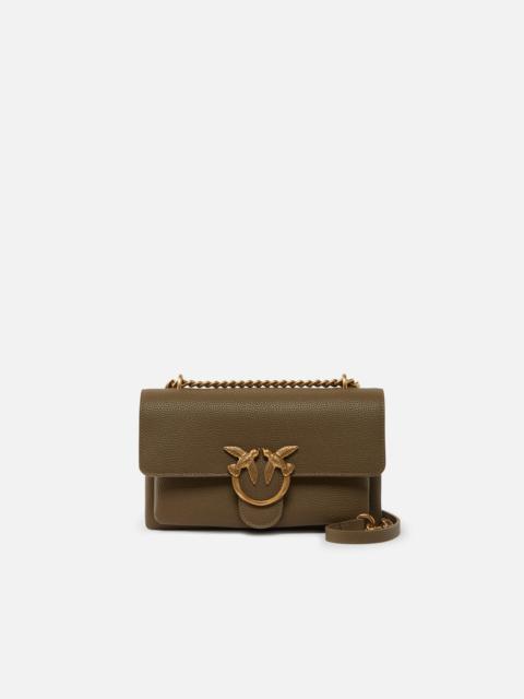 PINKO LOVE BAG CROSSBODY BAG IN SOFT LEATHER