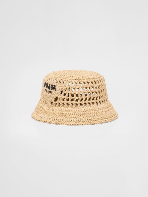 Prada Woven fabric bucket hat