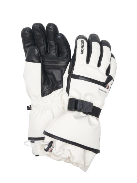 Moncler Grenoble Ski Gloves white