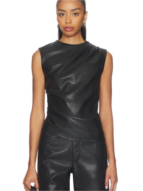 Enza Costa Leather Twist Top