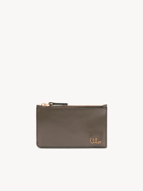 Chloé SMALL CHLOÉ ICONIC PURSE WITH CARD SLOTS IN SHINY LEATHER