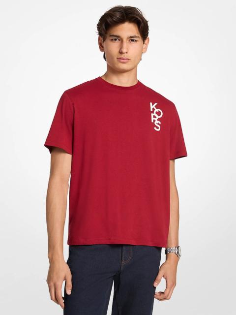 MICHAEL KORS Graphic Logo Cotton Jersey T-Shirt