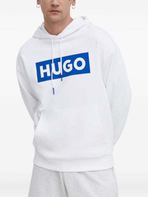 HUGO logo-print hoodie