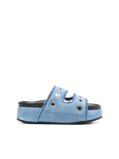INUIKII denim slides