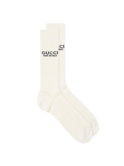 GUCCI Gucci Logo Socks