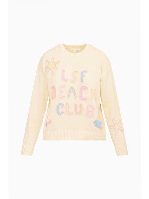 LoveShackFancy LSF Beach Club Kora Pullover
