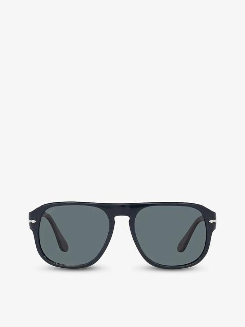 PO3310S pillow-frame acetate sunglasses