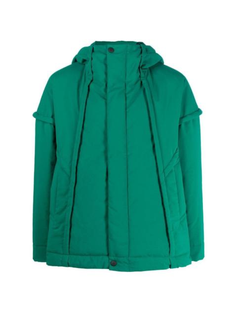 ISSEY MIYAKE Frame hooded padded jacket