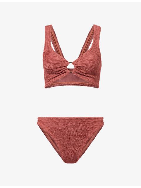 Hunza G Julia Gold-Hoop Bikini Set