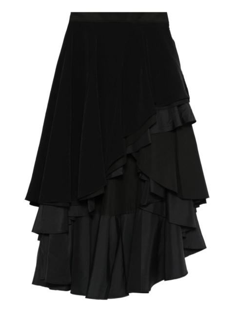 Yohji Yamamoto asymmetric ruffled skirt