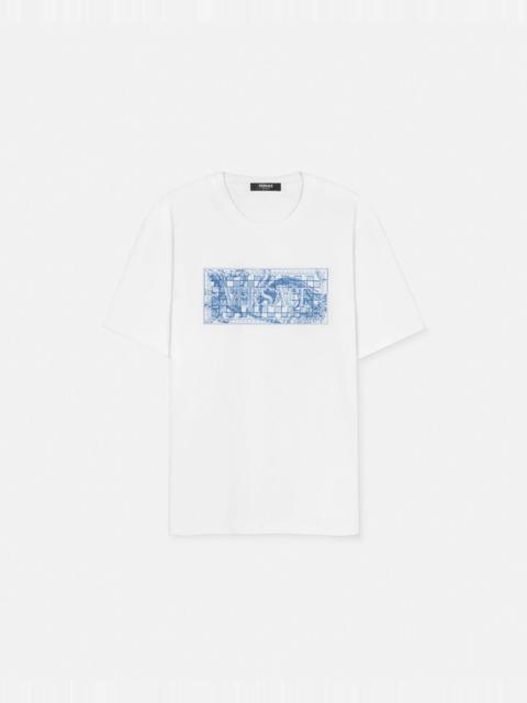 Embroidered Contrasto Logo T-Shirt