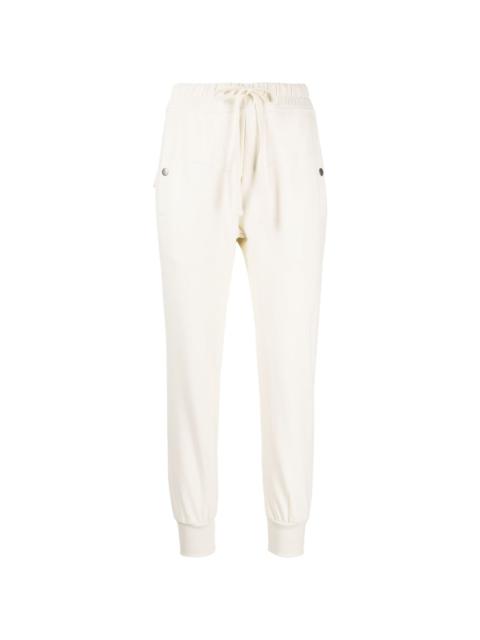 thom/krom drawstring cotton-blend trousers