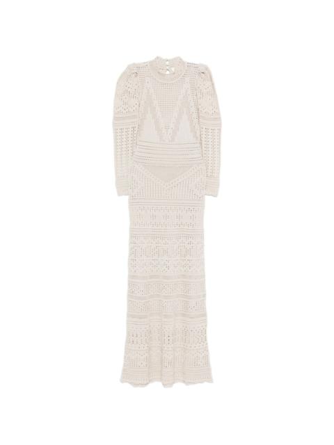 Isabel Marant Dione long-sleeve knitted dress