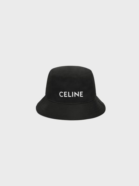 CELINE BUCKET HAT IN GABARDINE COTTON