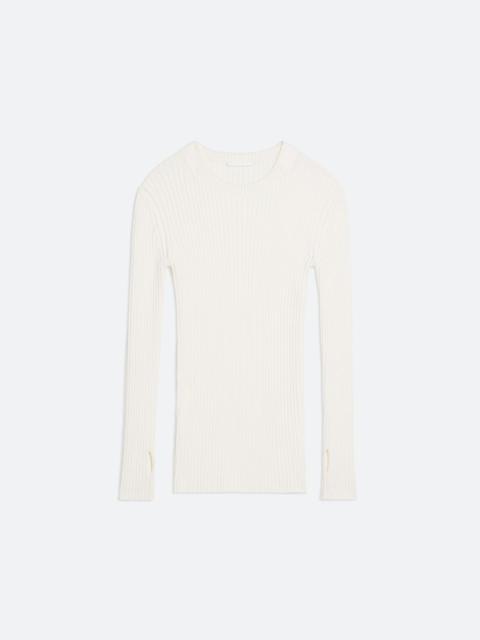 Helmut Lang RIBBED LONG-SLEEVE TOP