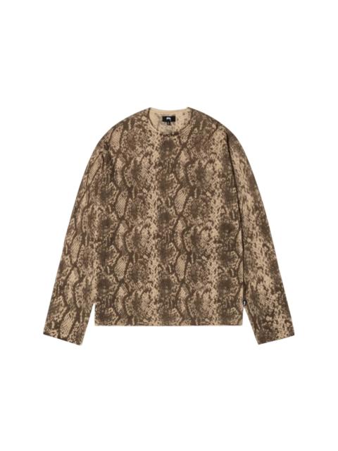 Stüssy Stussy Python Knit Crew Khaki