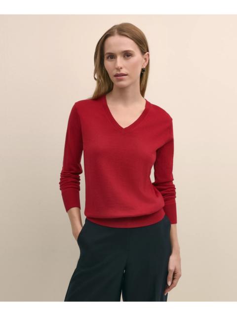 Brooks Brothers Ultimate Merino Wool V-Neck Sweater
