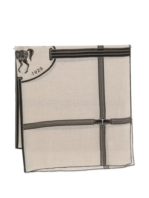 FENDI Fendi Equestrian-print Scarf