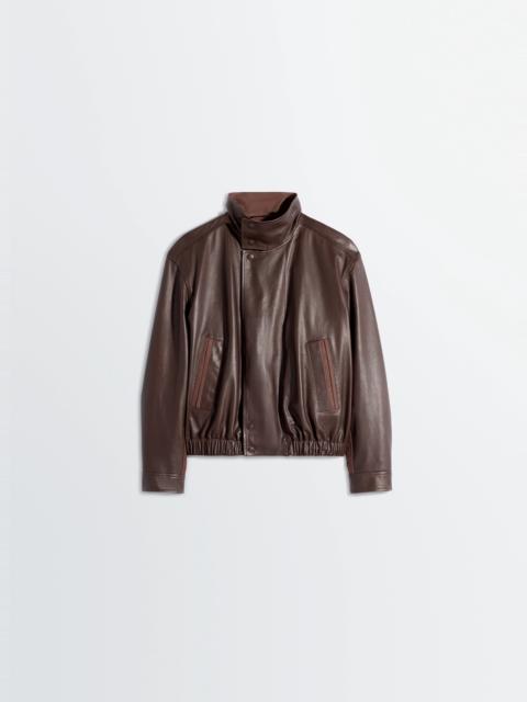 Lemaire SOFT LEATHER BLOUSON IN PAPER COW LEATHER