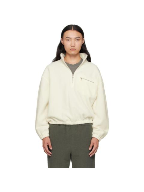 RIER Off-White Fleece Sweater