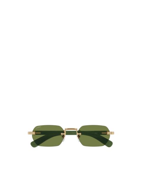 Cartier rectangle-frame sunglasses