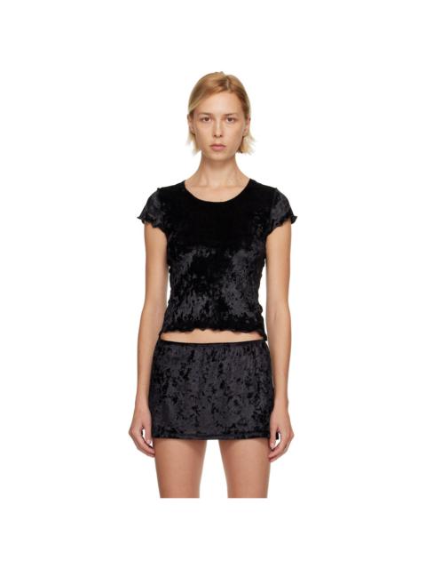 MARYAM NASSIR ZADEH Black Isla T-shirt