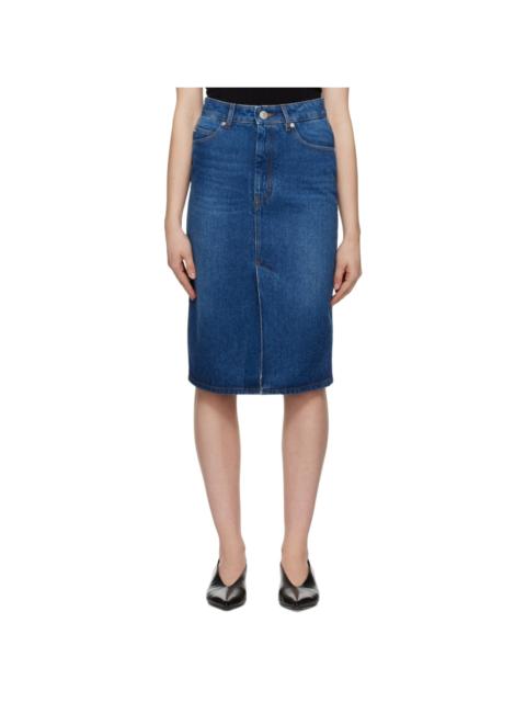 AMI Paris Denim Pencil Skirt